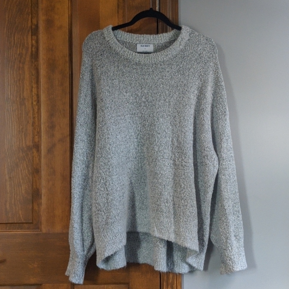 Oversized fuzzy sweater